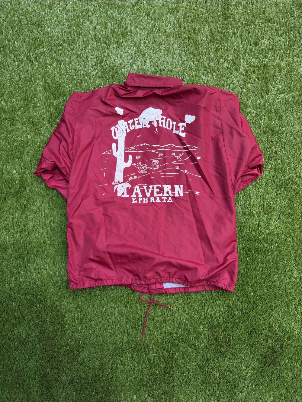 Vintage 80s Russell Athletic ‘Water Hole Tavern’ Jacket